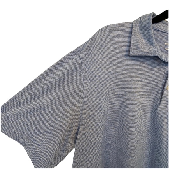 Vineyard Vines Performance Polo Men’s XL Blue Short Sleeve Whale Logo Stretch - Picture 6 of 6